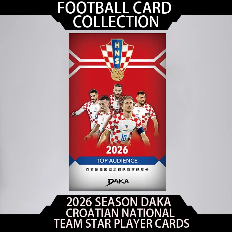 

2026 Season DAKA TOP AUDIENCE Croatian National Soccer Team Box Star Card World Cup Blind Box