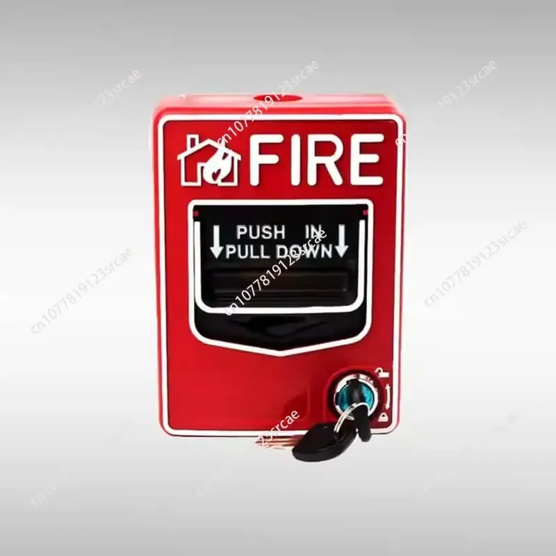 for Regular manual call point with emergency emergency door lock release fire alarm  reset pull-down button switch