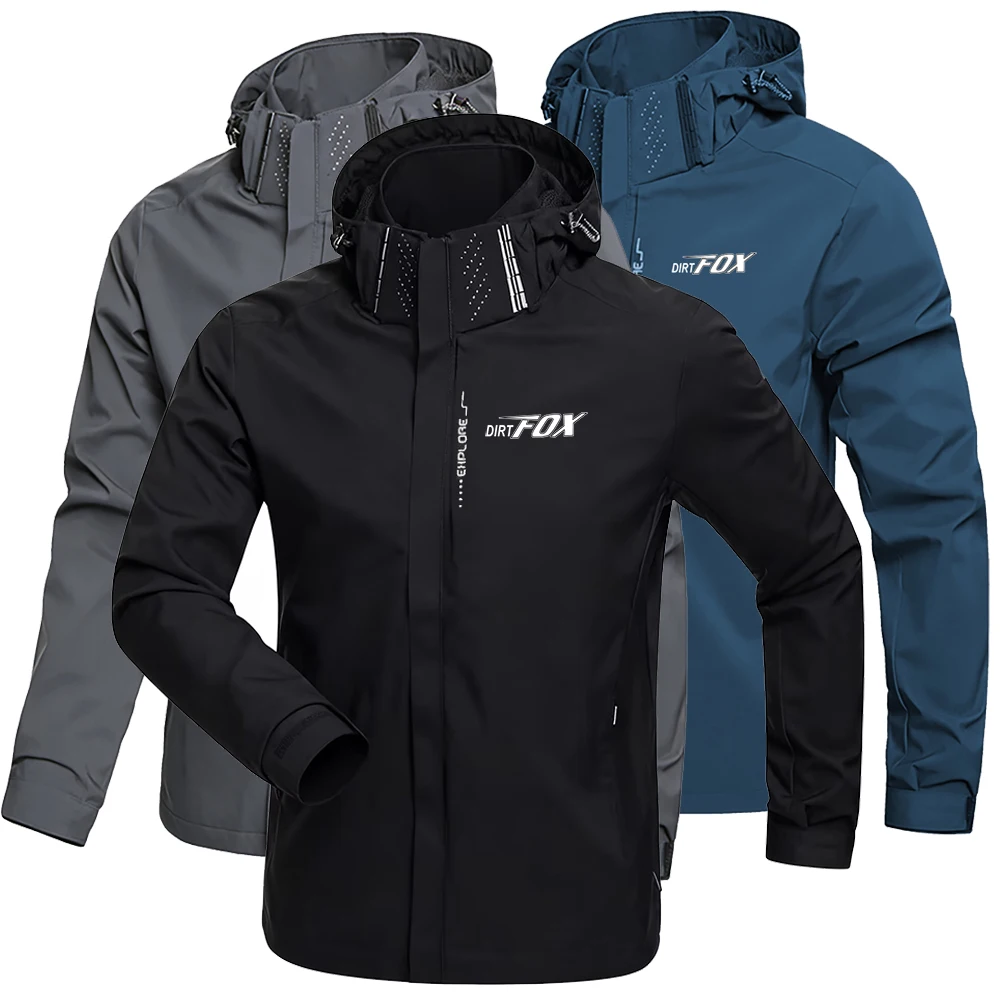 AliExpress DIRTFOX Men's Waterproof Cycling Jacket Mountain Bike Clothing Outer Bicycle Raincoat Mtb Jacket Cortavientos Impermeable Hombre