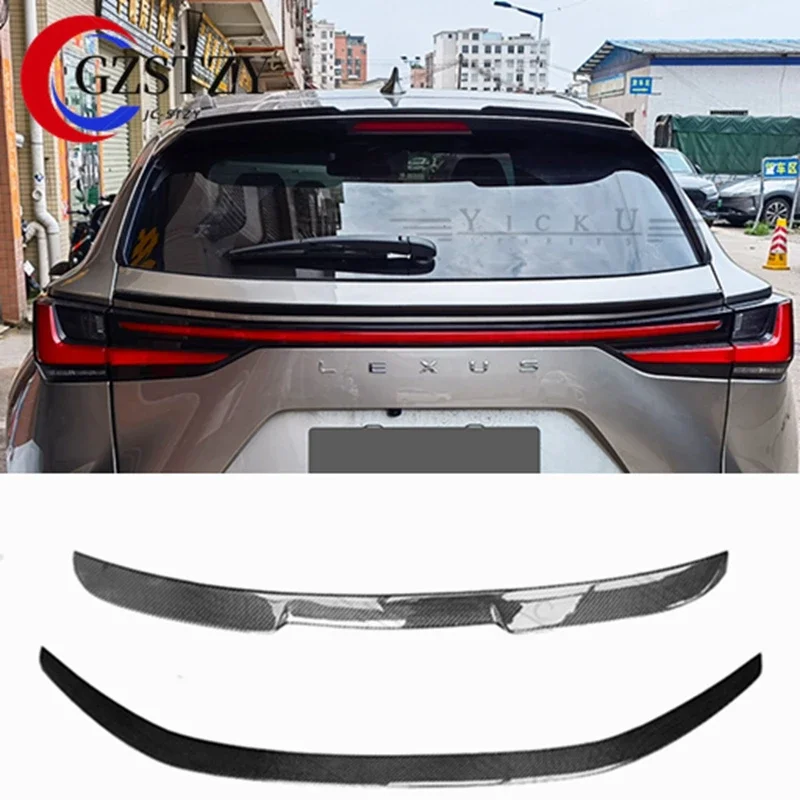 Kohlefaser-Auto-Heckflügel-Kofferraumlippen-Spoiler für LEXUS NX NX200 NX200t NX300h 2022 2023 Dachspoiler