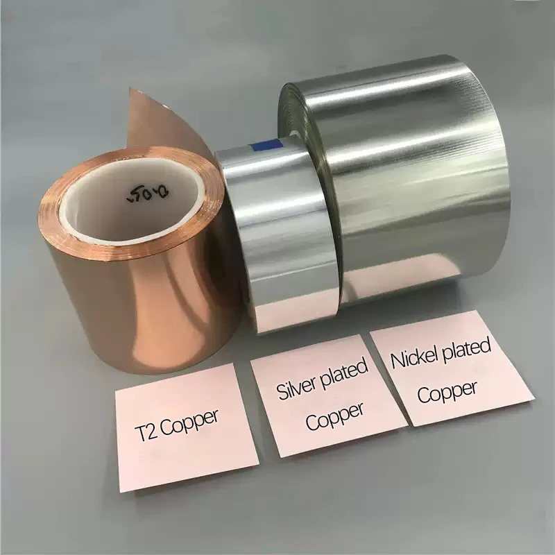 

2Meters High Conductivity Nickel Plated Copper Strip T2 Copper Strips for Power/Energy Storage Battery Pack Welding Connection