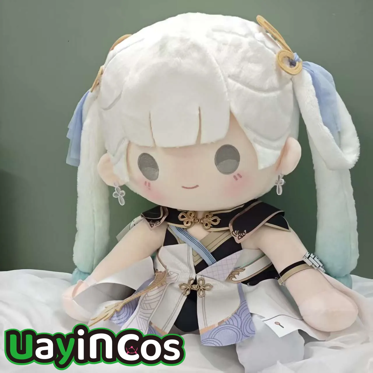 

40 см Wuthering Wave Jinhsi, мягкие плюшевые куклы, одежда, мягкая подушка, милая фигурка аниме, игровая игрушка, детские украшения, подарок