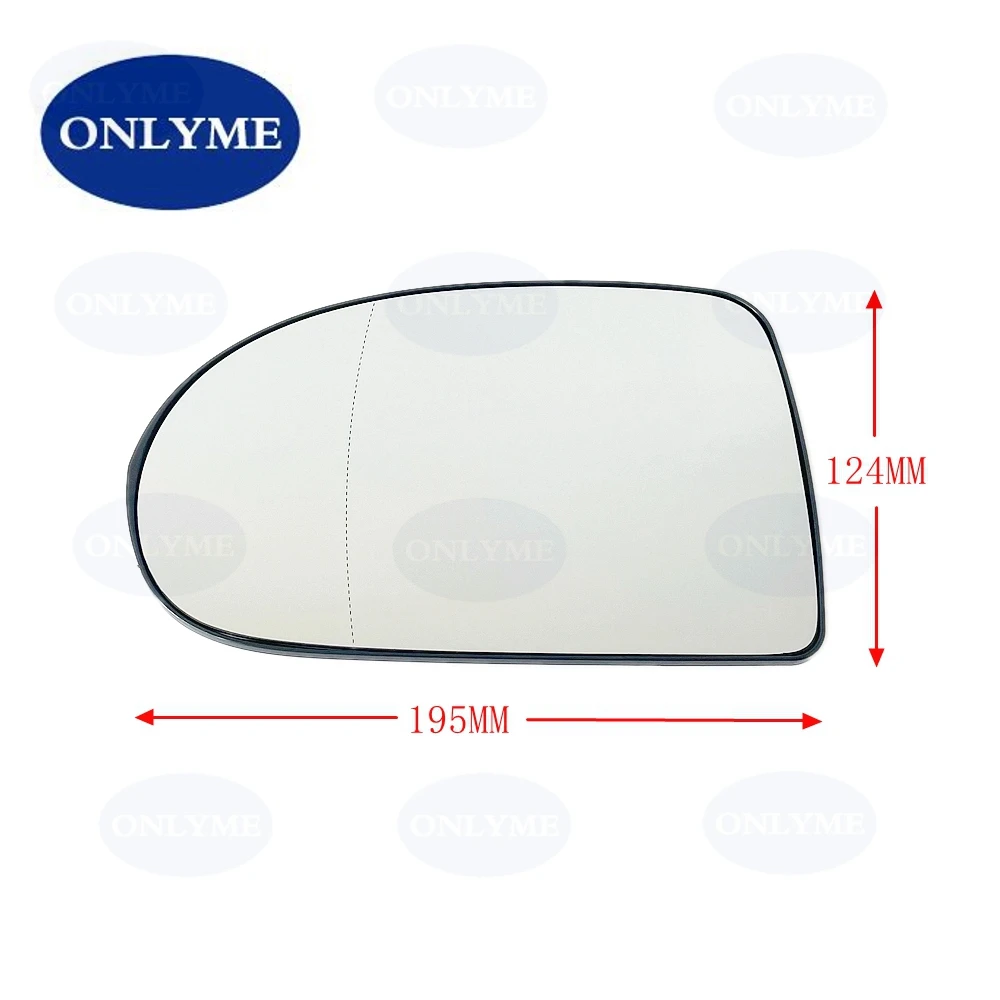 Car Suv Heated Wide Angle Mirror Glass For Jeep Compass 2007 - 2016 / Dodge Caliber 2006 - 2011