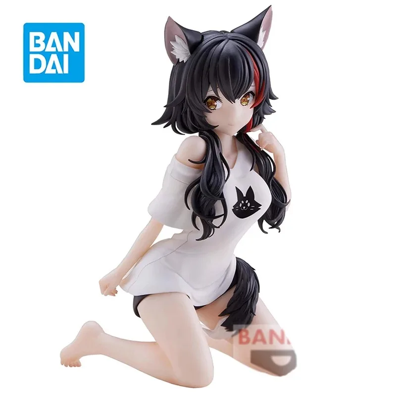 

Original Bandai Relax Time Hololive Ookami Mio Genuine Anime Figure PVC Model Collectible Ornaments Figure Birthday Gift 13Cm