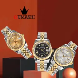 OUMASHI 39MM/36mmMen's Automatic Machine Log NH Watch 35 Top Luxury Sport Stainless Steel Waterproof Clock Reloj Hombre