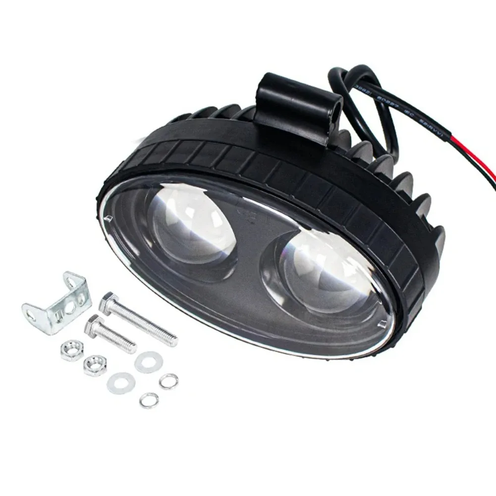 12-80V Safety Working Light Forklift Lamp LED Blue Spotlight Forklift Warning Lamp Warehouse Safety Zone Signal Light
