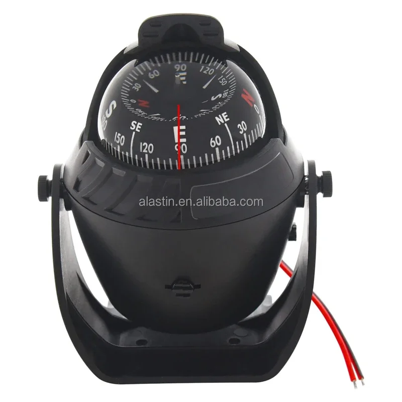 Marine Accessories Boat ABS Magnetic Compass Navigation Portable LED Sea Yacht Compass