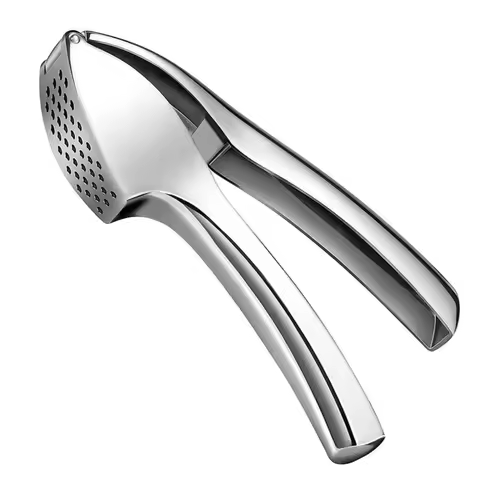 Stainless Steel Garlic Press Garlic Mincer Crusher Detachable Easy to Squeeze Clean Kitchen Gadg