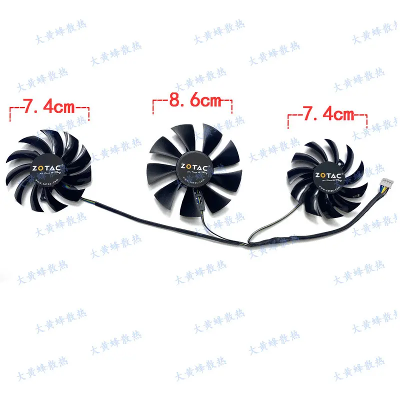 New the Fans for ZOTAC GTX770 GTX780 AMP Edition Graphics Video Card