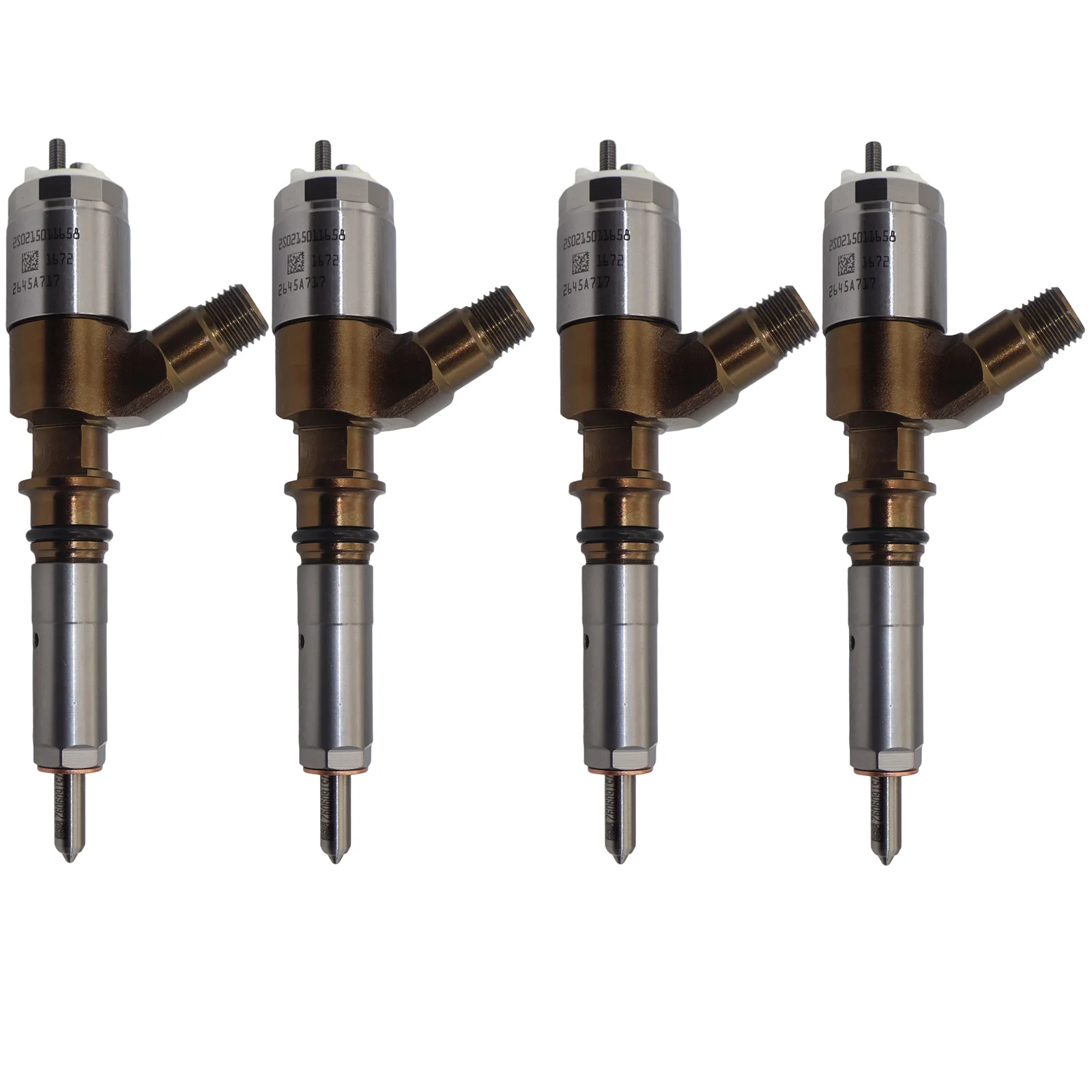 

4PCS Fuel Injectors 2645A717 For Caterpillar CAT C6.6 Engine 430E 450E Backhoe Loader