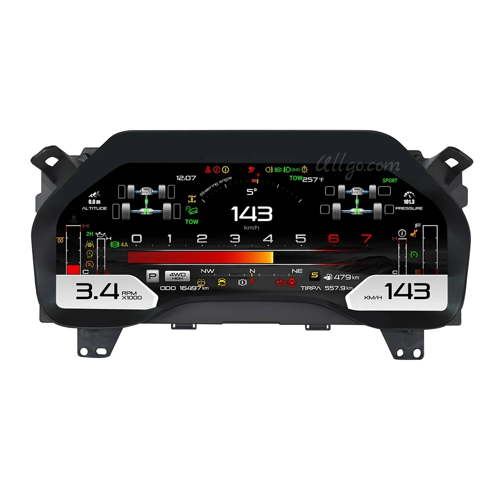 Digital Cluster for Ford F150 F250 F350 F450 2015-2020 Virtual Speedometer Cockpit