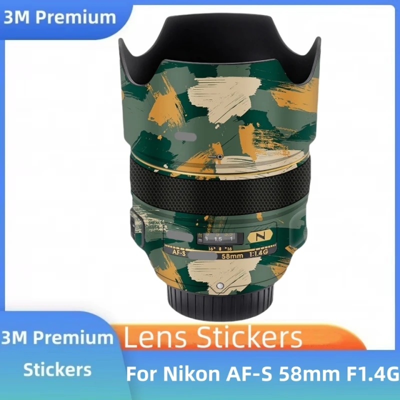 Decal Skin For Nikon AF-S 58mm F1.4G Camera Lens Sticker Vinyl Wrap Film Coat For NIKKOR 58 1.4 1.4G F1.4 F/1.4 G F/1.4G