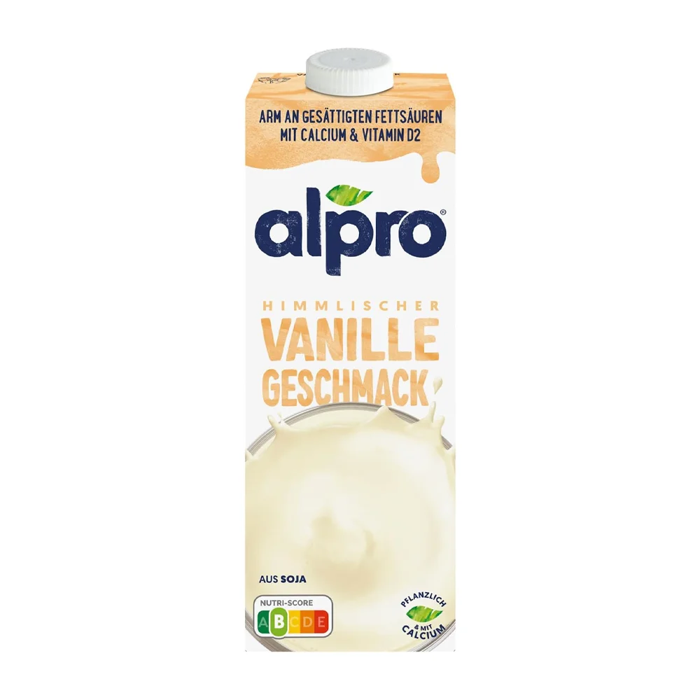 Bebida de vainilla Alpro Soya, 1 litro