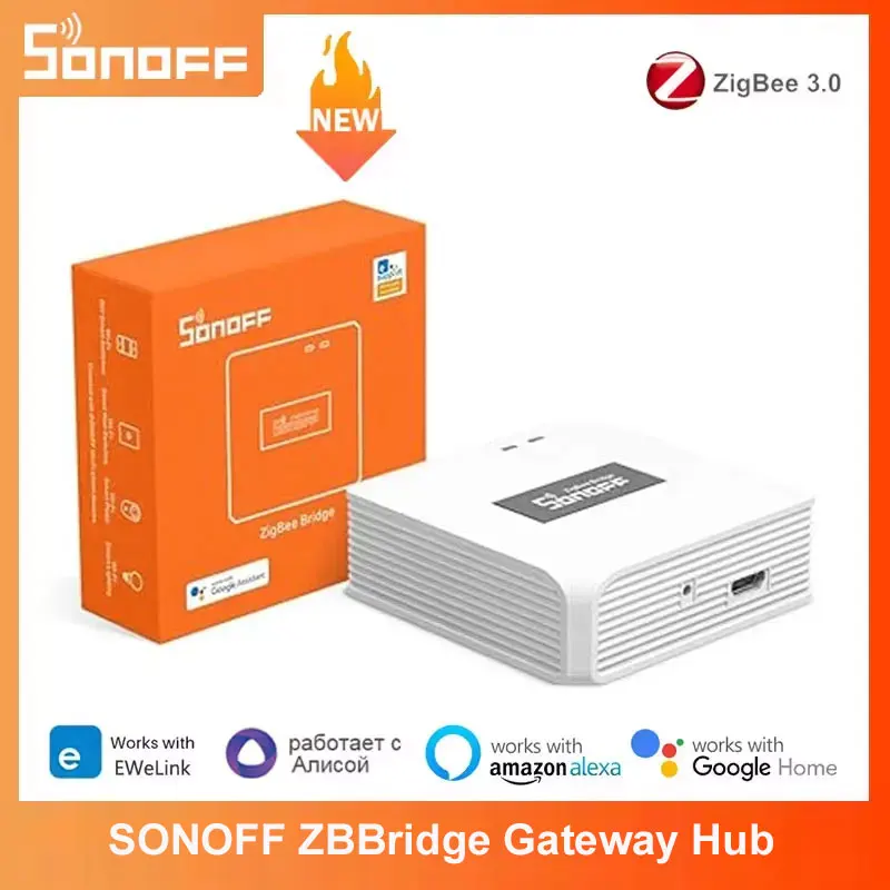 SONOFF ZBBridge Pro Smart Zigbee pont passerelle Ewelink APP télécommande sans fil pont de maison intelligente pour Alexa Google Home