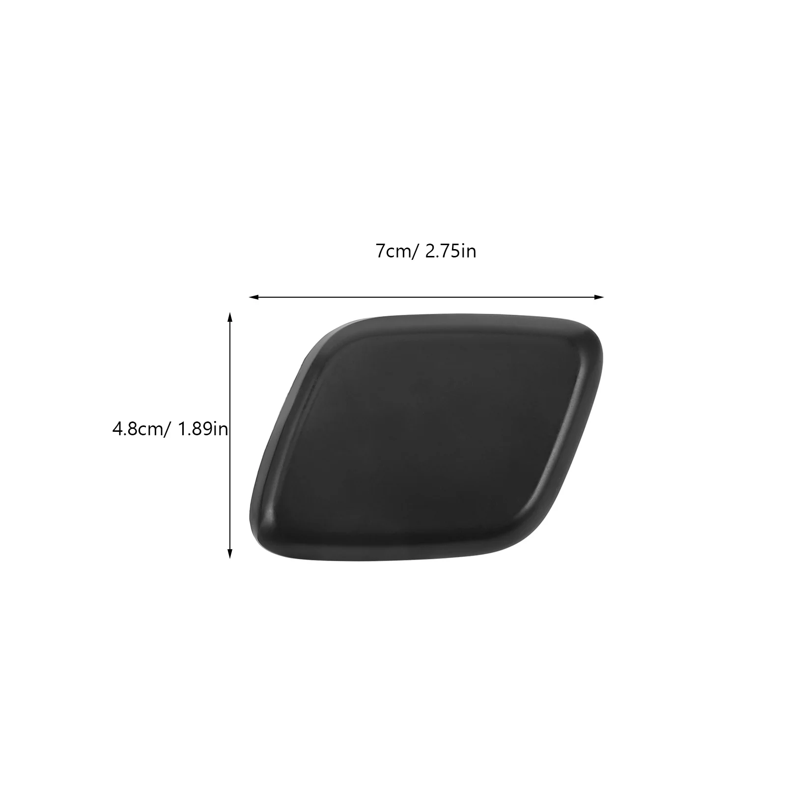 1Pair Headlight Washer Nozzle Cap Robust Construction Easy Clean Surface Enhances Car Exterior Look Compatible with Ford Focus