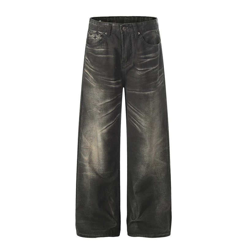 

Джинсы CleanFit прямого кроя, винтажные, из денима, со средней посадкой, на пуговицах, повседневные, для весны, лета, осени, нейтральные, стильные джинсы