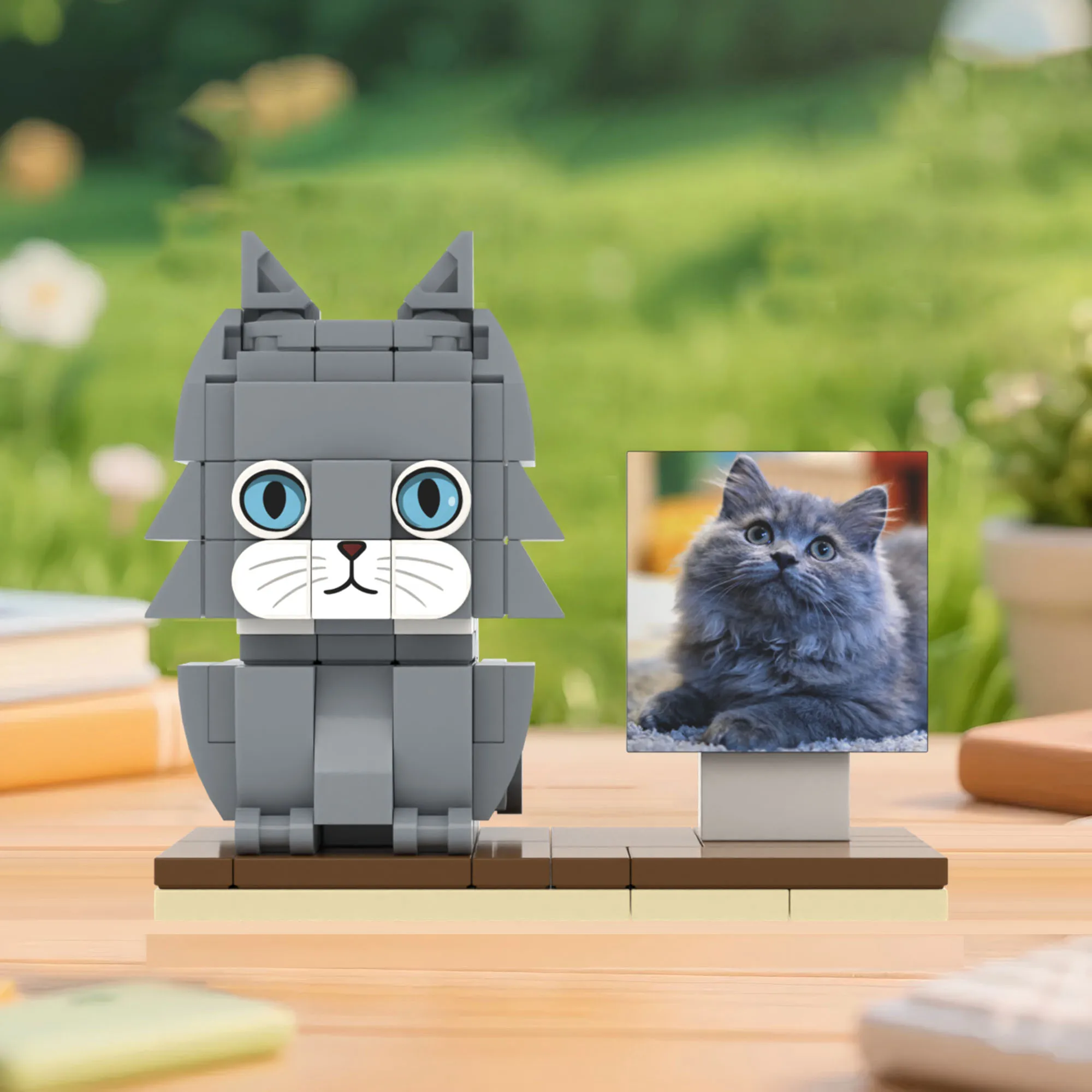 

Мои индивидуальные кирпичные фигурки из мелких блоков: персонализированные игрушки для создания персонажей, подарки для любителей животных