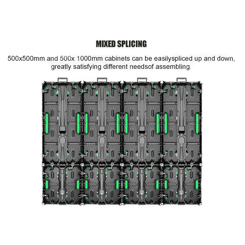 P3.91 Tela de painel de parede de vídeo LED externa/interna para publicidade comercial e aluguel Stage Tela de exibição LED externa