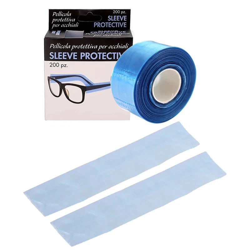 200 قطعة النظارات القابل للتصرف الساق الأكمام يغطي تصفيف الشعر DIY بها بنفسك الحلاق تلوين الشعر حامي أدوات مكافحة التلطيخ