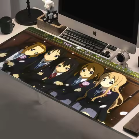 Anime K-ON Mousepad Large Gaming Mouse Pad LockEdge Thickened Computer Keyboard Table Desk Mat