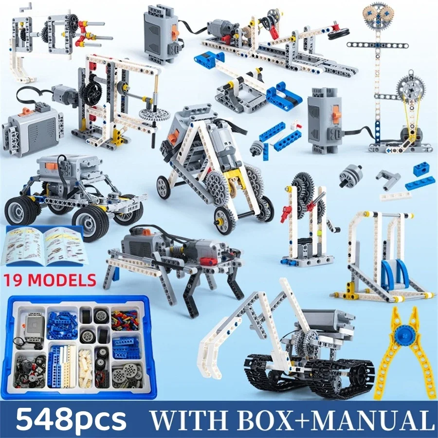مجموعة مكعبات بناء MOC التقنية الإبداعية نموذج برمجة تعليمية مجموعة أدوات تجميع الطوب لعبة تعلم للأطفال #1