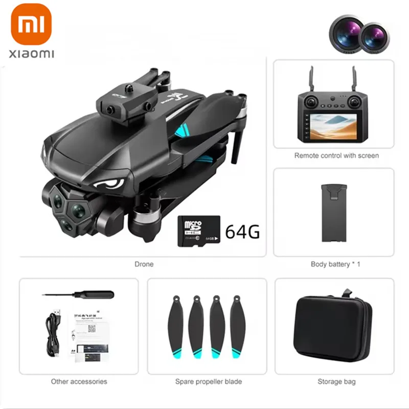 Xiaomi M22 M33 MAX Drone 5 km 8K Professionele HD-camera Luchtfotografie 360 °   Obstakel vermijden borstelloos FPV Quadcopter speelgoed