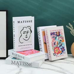 Colorful Luxury Decoration Fake Books Aesthetic Coffee Table Books Remote Control Storage Box Designer Living Room Decoration