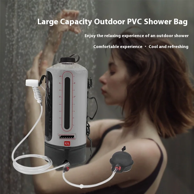 حقيبة حمام شمسية خارجية قابلة للطي محمولة لتسلق الجبال منتجات خارجية للتخييم والاستحمام معدات التخييم #2