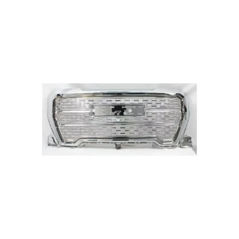 Chrome Front Grille for GMC Sierra 1500 Denali 2019 2020 2021 Full Chrome Finish Replacement Auto Parts Accessories Full