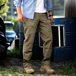 Military Field Combat Tactical Pants Men Multi Pocket Waterproof Work Army Trousers Overalls Outdoor Hiking Climbing Sport Pants