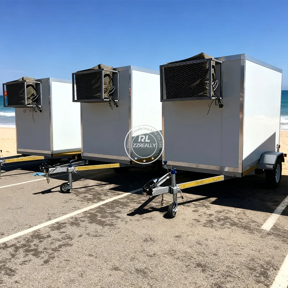 2025 USA Standard Mobile Refrigeration Cold Room Semi Reefer Refrigerated Box Trailer For Sale
