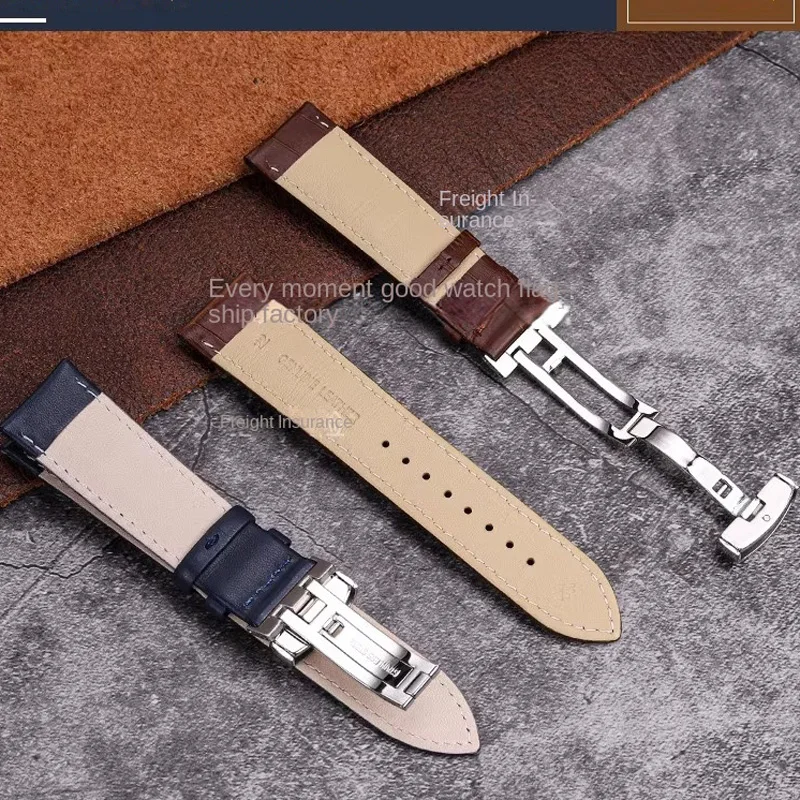 لساعة كاسيو مع الرجال النساء BEM-506 MDV106 Efv-540 جلد البقر معصمه EFR-303 EQB-501 أبو سيف سوار إكسسوارات 20 22 مللي متر