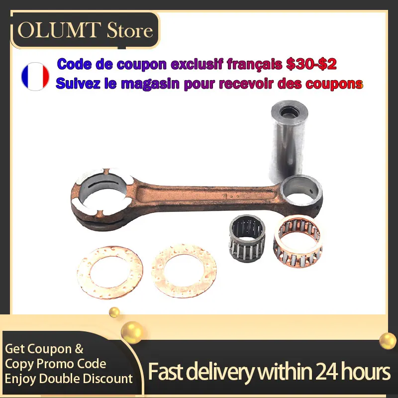 Kit de bielle de vilebrequin, accessoires de moteur de moto pour HONDA CRM250AR KAEG 249 CRM250 KAEG 246