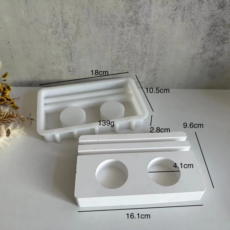 Castle Boat Anchor Bird Ornaments Silicone Mold Candlestick Base Gypsum Mold Hollow HouseDIYEpoxy mold