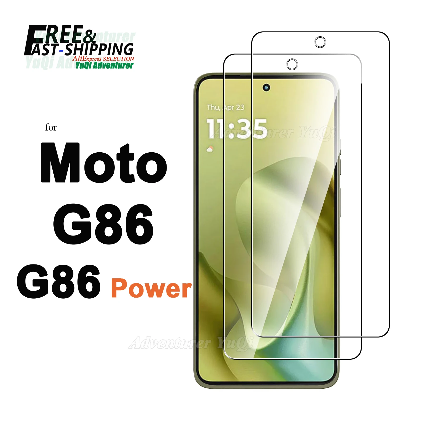 

Screen Protector For Motorola Moto G86 Power Tempered Glass NOT Full Cover HD Crystal 9H Anti Scratch Case Friendly
