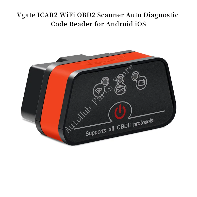 

Vgate ICAR2 WIFI OBD2 Автомобильный детектор неисправностей Поддержка диагностического инструмента системы Apple и Android
