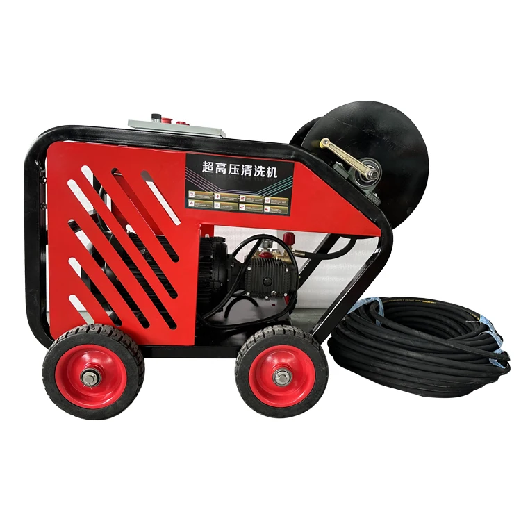 

Мощная машина для прочистки труб высокого давления, высокопроизводительная установка для очистки канализации на заводах и объектах с большим объемом сточных вод