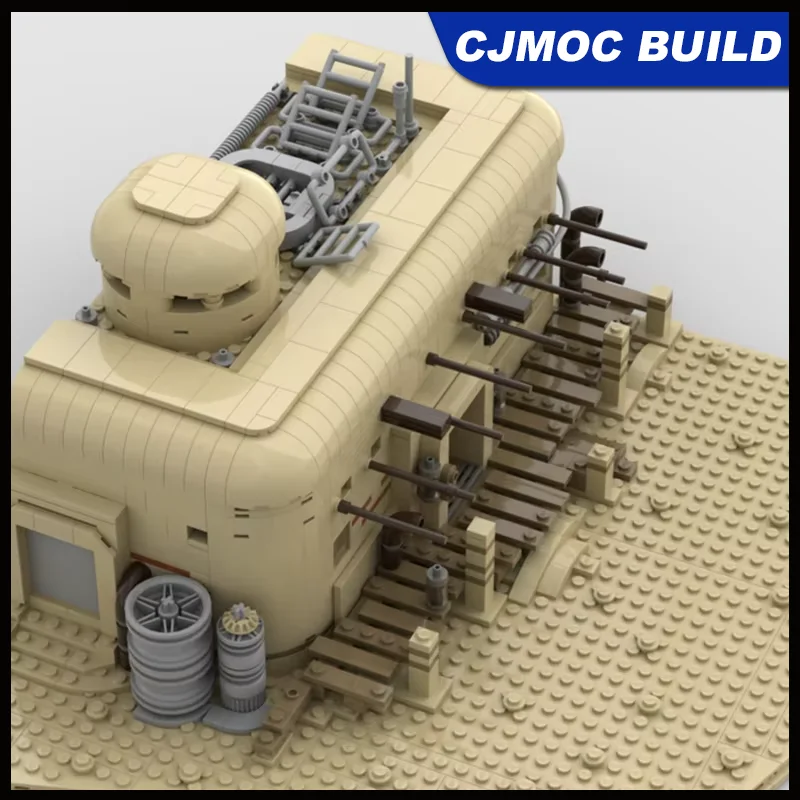 1119pcs Star Movie MOC Mos Pelgo Cantina Model Building Gift Blocks Architecture Idea Education Toys Brick MOC-62166