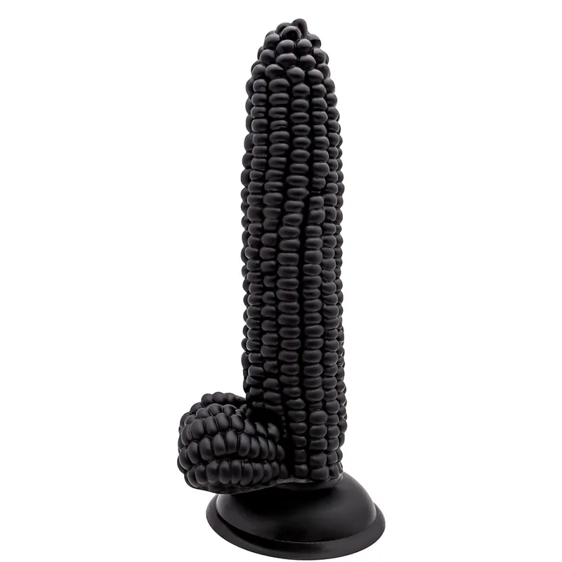 Corn Silicone Real Dildo Anal Plug With Suction Cup Vegetables Dildo Sex Toys For Women Vagina G-Spot Massage Masturbator  Good