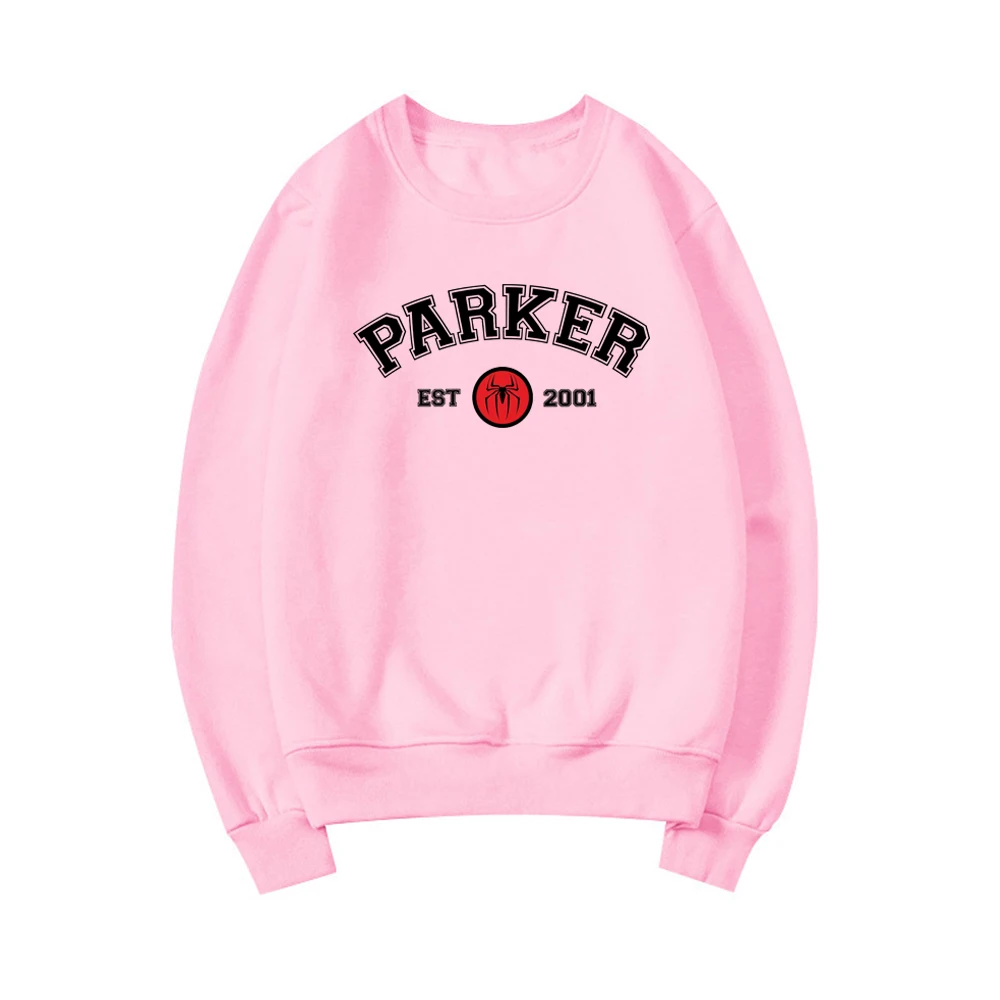 Parker 2001 Crewneck Sweatshirt Tom Holland Pullover Sweatshirt Superhero Shirt Gift for Fans Women Graphic Hoodies Sweatshirts