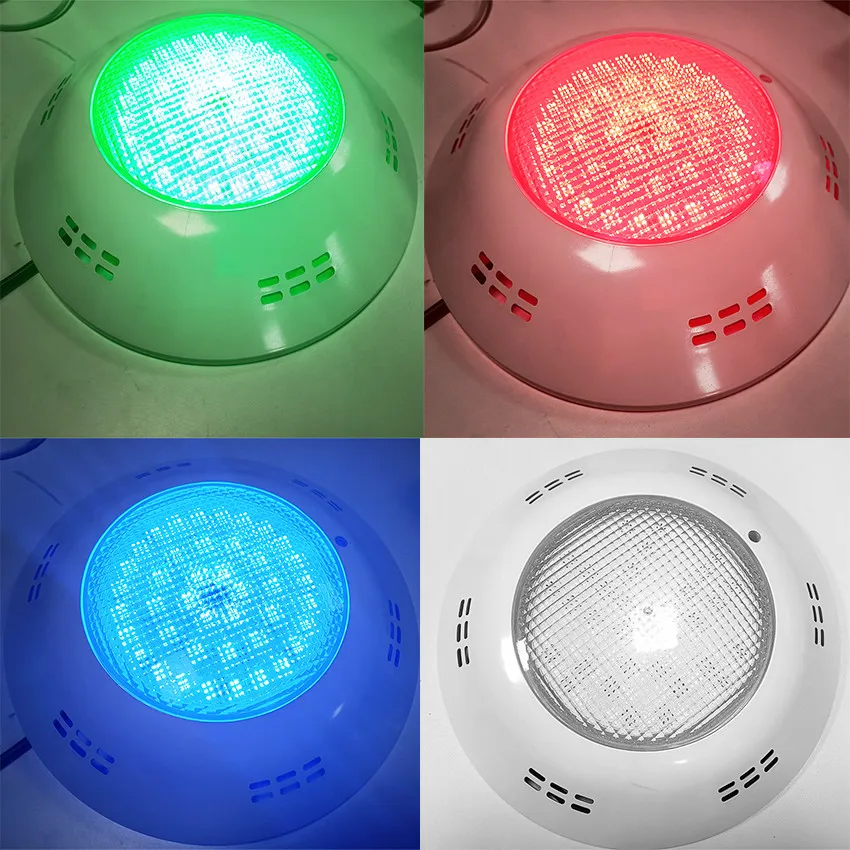 

RGB Colorful LED Swimming Pool Light IP68 Color Changing AC12V White Led Underwater Lamps Outdoor ABS Fountain Lamp Pond Lights