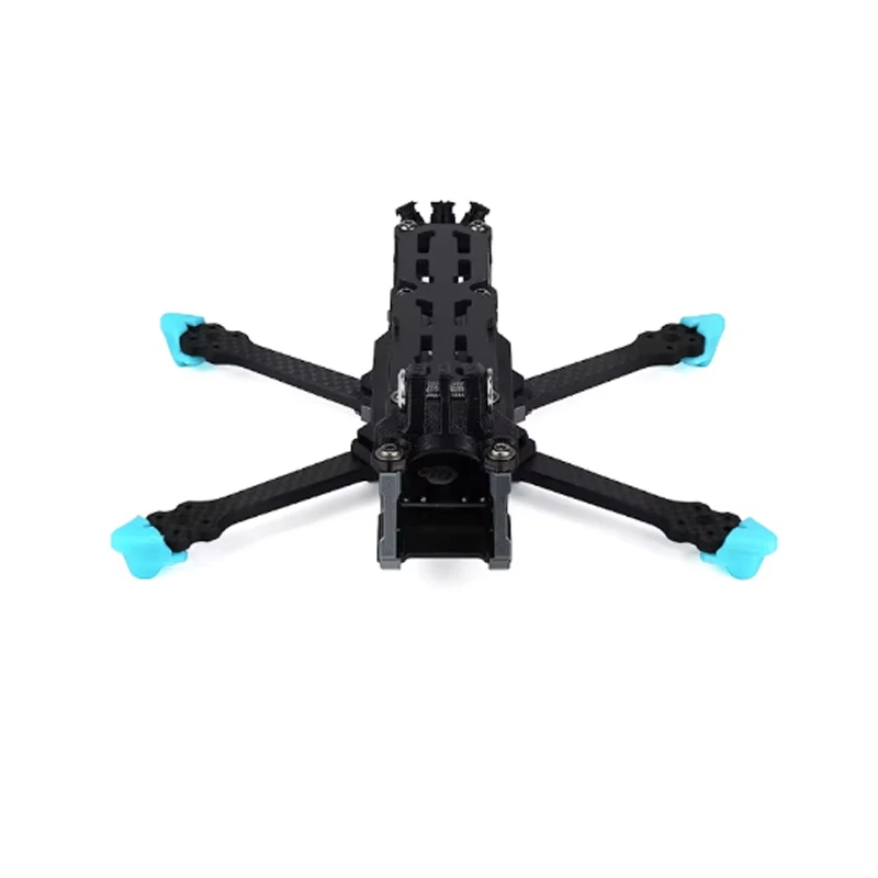 Axisflying MANTA 3,6 inch Squashed-X koolstofvezel framekit wielbasis 162 mm geschikt voor Gemfan-3630 Prop 3,6 "Freestyle Drones