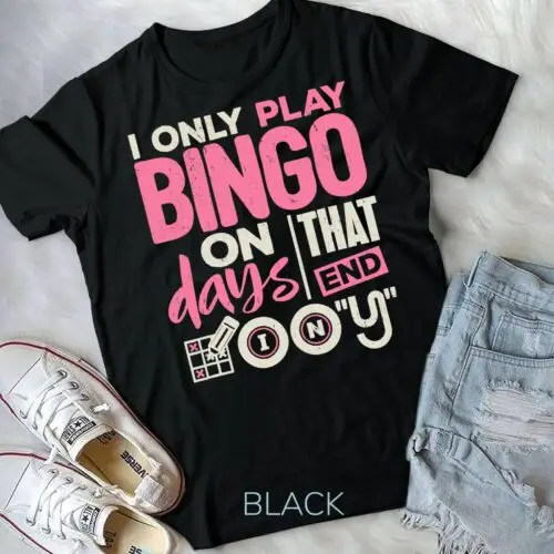 Bingo Player Lover Tshirt Funny Bingo Shirts Men Women T-Shirt Unisex T-shirt