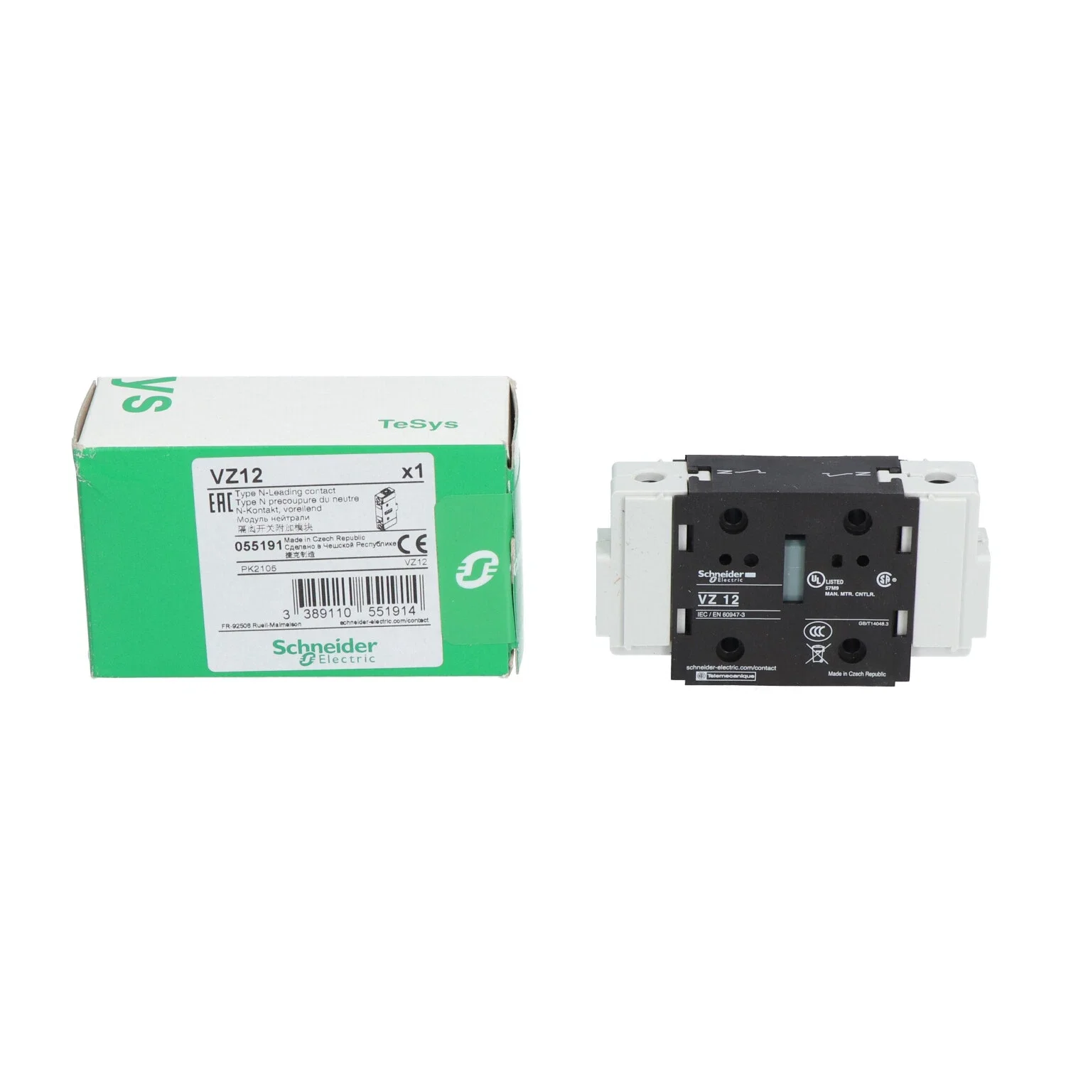 VZ12 VARIO - additional neutral block - 80 A - for V3 / V4