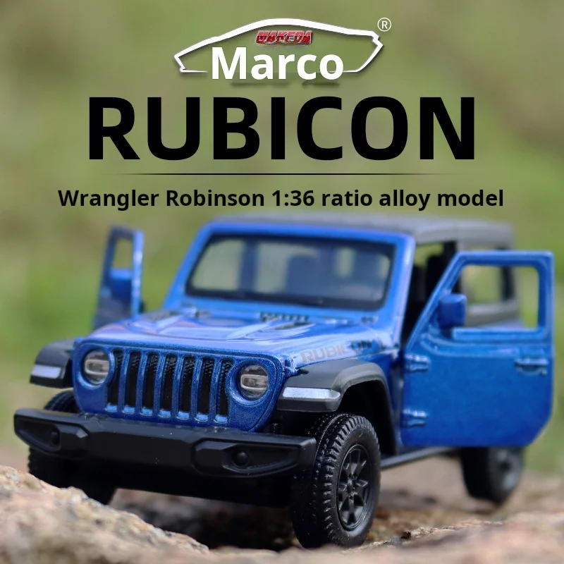 

1:36 Scale Jeeps Wrangler Rubicon Alloy Car Model Diecasts Metal Toy Off-road Vehicles Car Model Simulation Collection Kids Gift