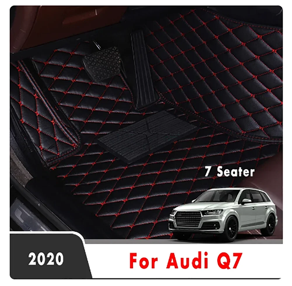 

Аксессуары для Audi Q7 2023 2022 2021 (7 местный) Коврики Защитные чехлы автомобильные коврики для интерьера водонепроницаемые автомобильные коврики