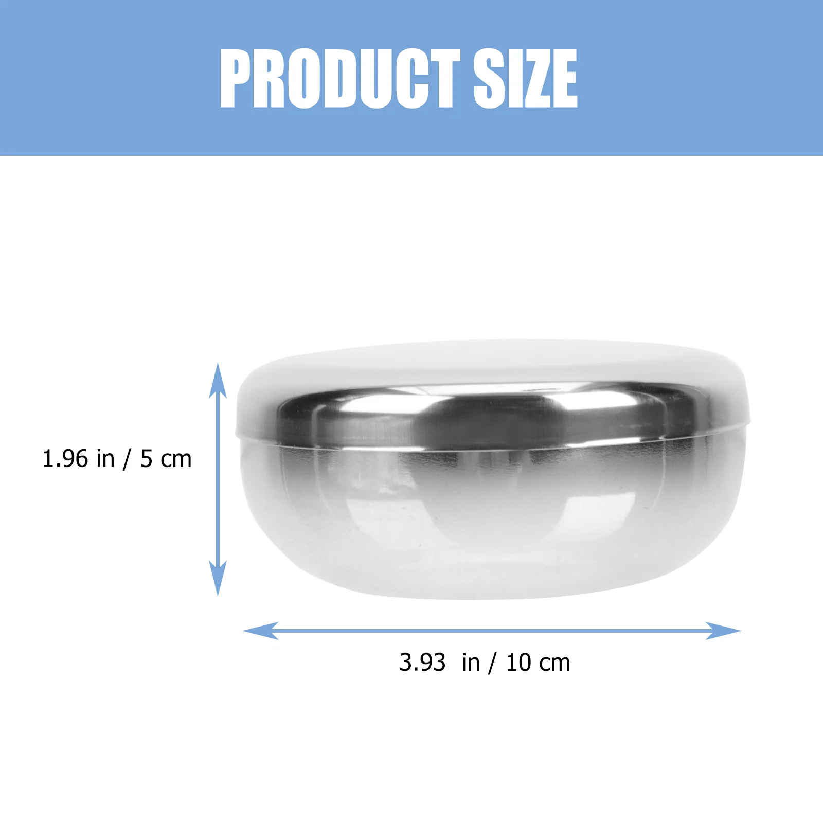 

2 set Stainless Steel Large Opening With Leakproof Lid Kitchen Tableware Home Restaurant Use Cooked Rice Bowls Soup Bowl