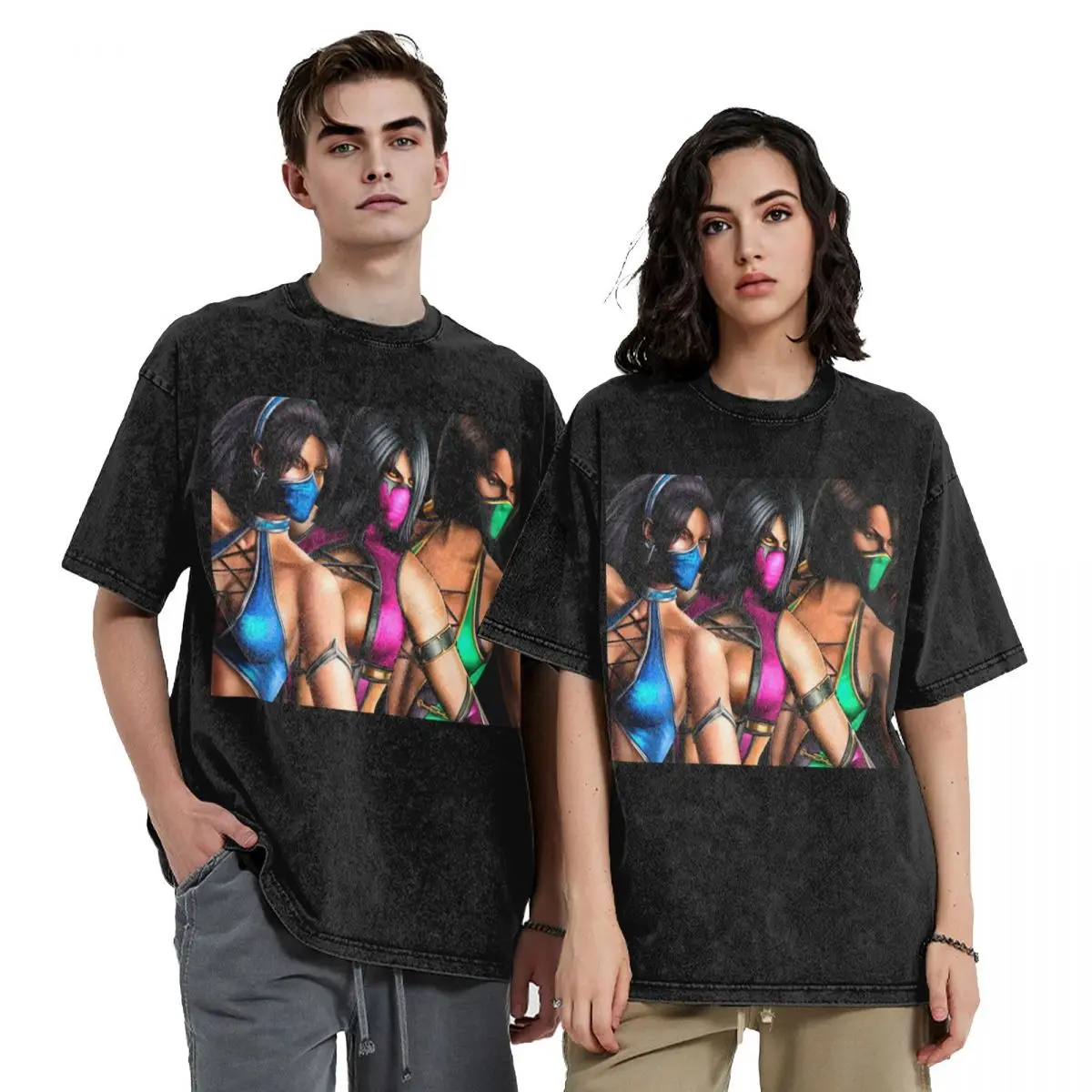

All masked 2 T-Shirt man clothes anime stuff street wear anime shirt mens t shirt
