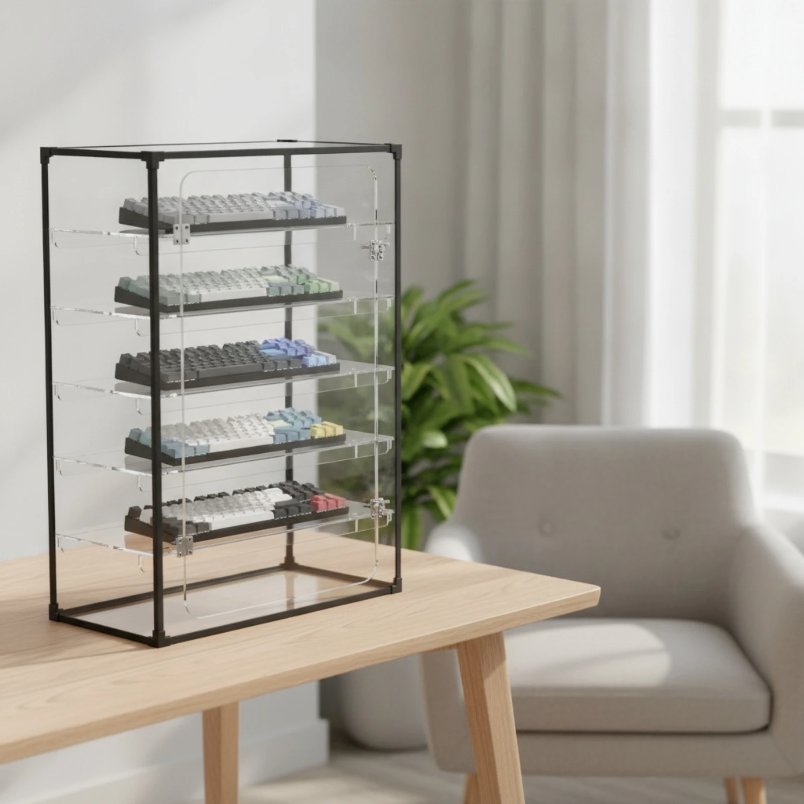 Keyboard Storage Cabinet Deskt - огляд і ціна Desk Setup Studio