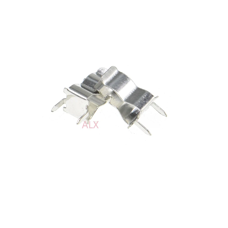 50PCS Plug In Clip Clamp fuse holder for 5 x 20mm Electronic Fuse Tube 5x20MM 5*20MM 5X20